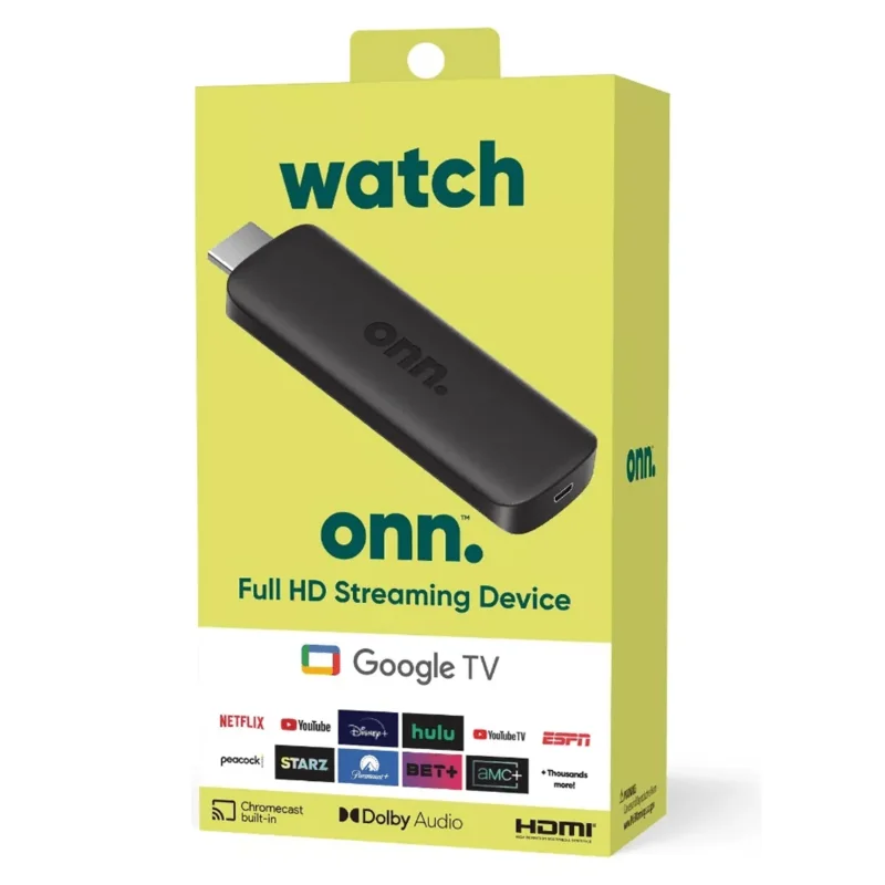 CHROMECAST TV ONN STREAMING FHD GOOGLE